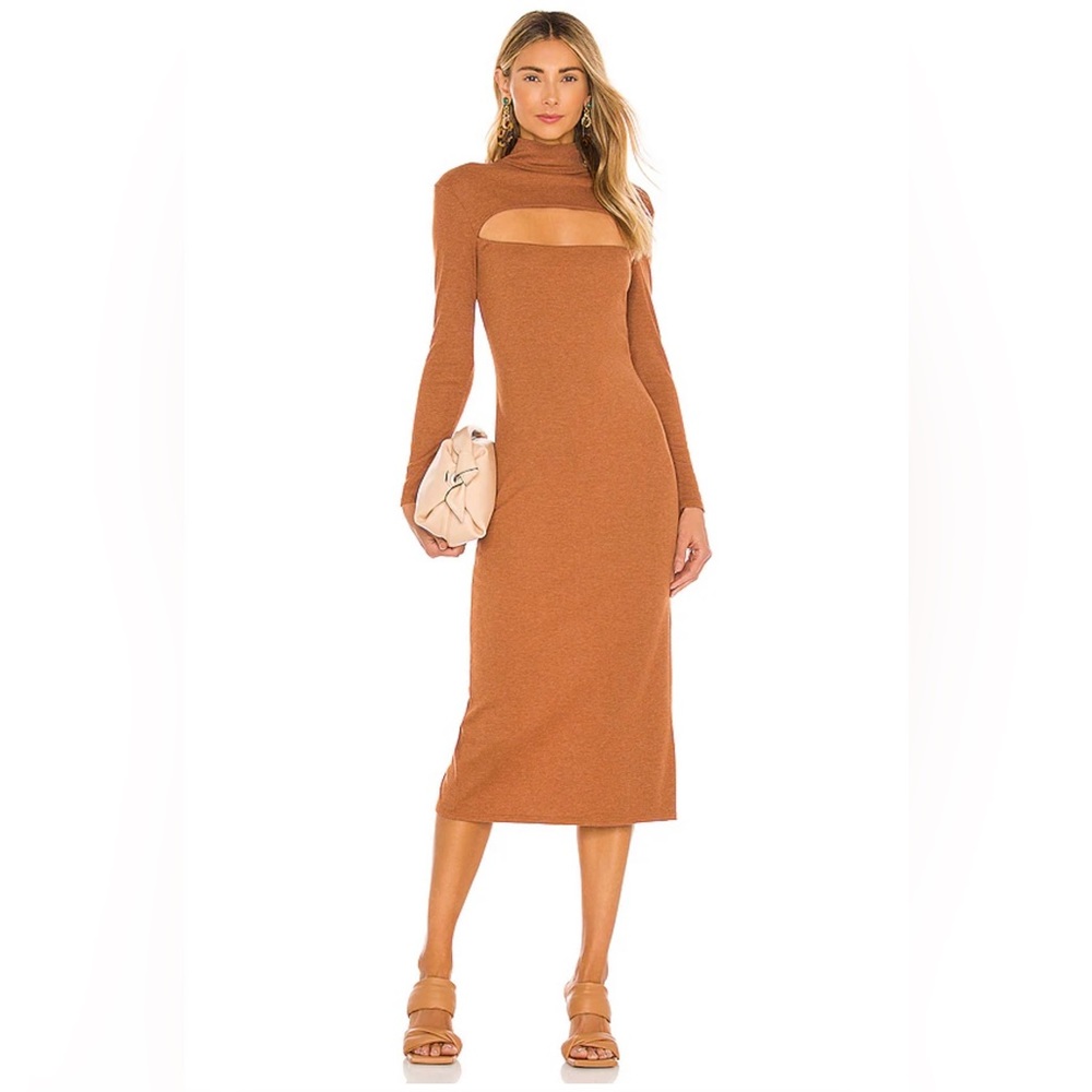 NWT Revolve NBD Tahoe Midi Dress- Terracotta- Size XS